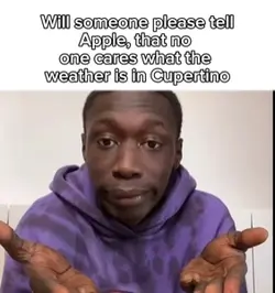 Please tell Apple...