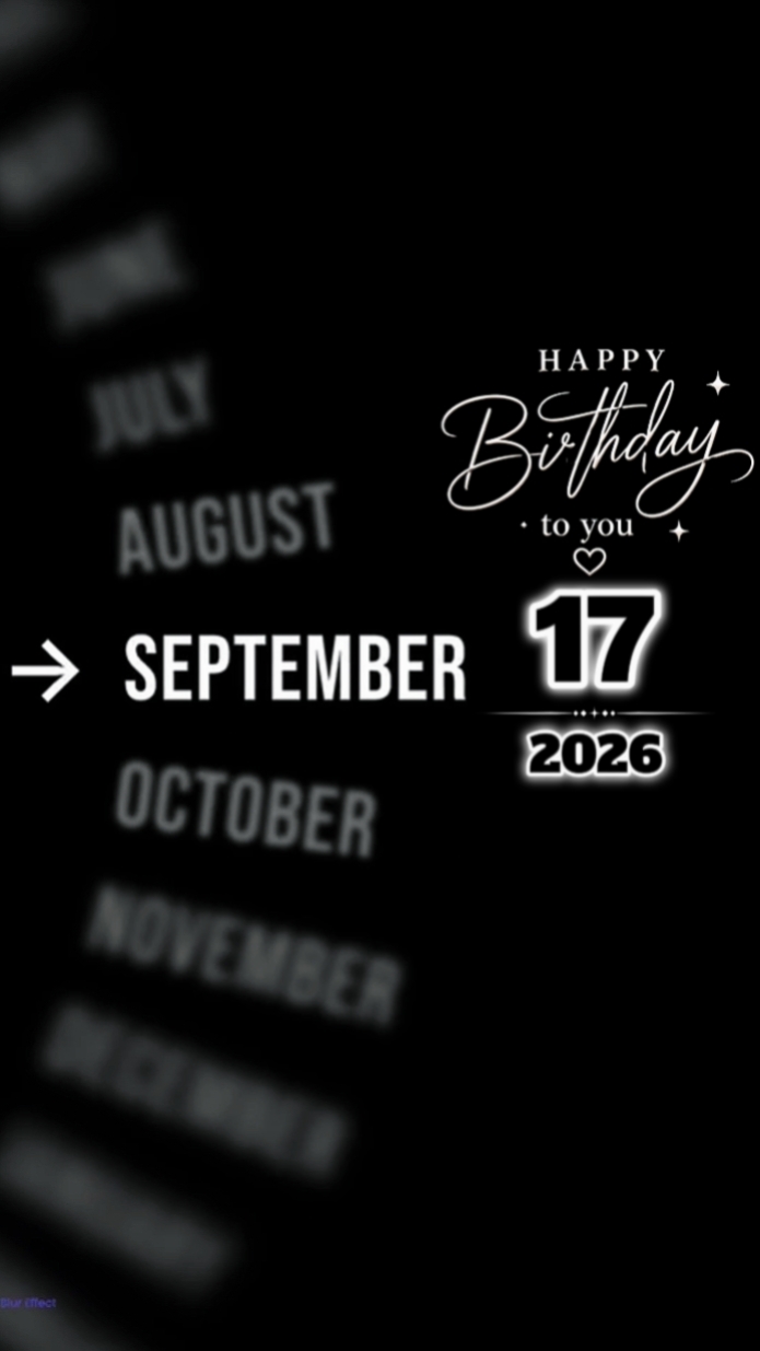 Septmber ika-17 brthdy