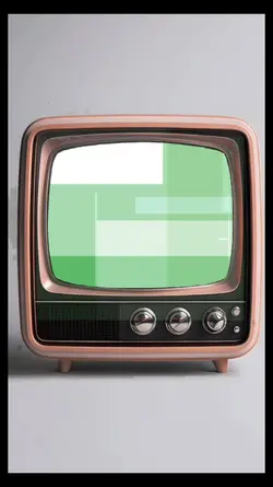 tv tela verde