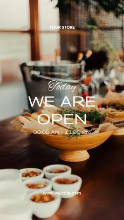 We Are Open