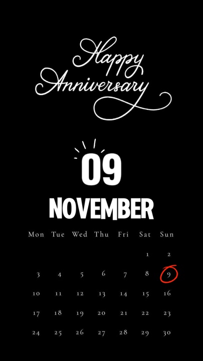 ANNIV 09 DE NOVIEMBRE 