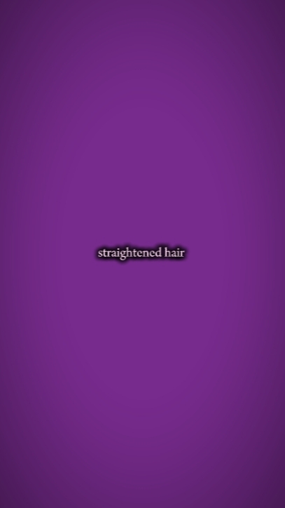 cheveux lissés