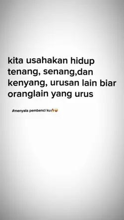 kita usahkan hidup