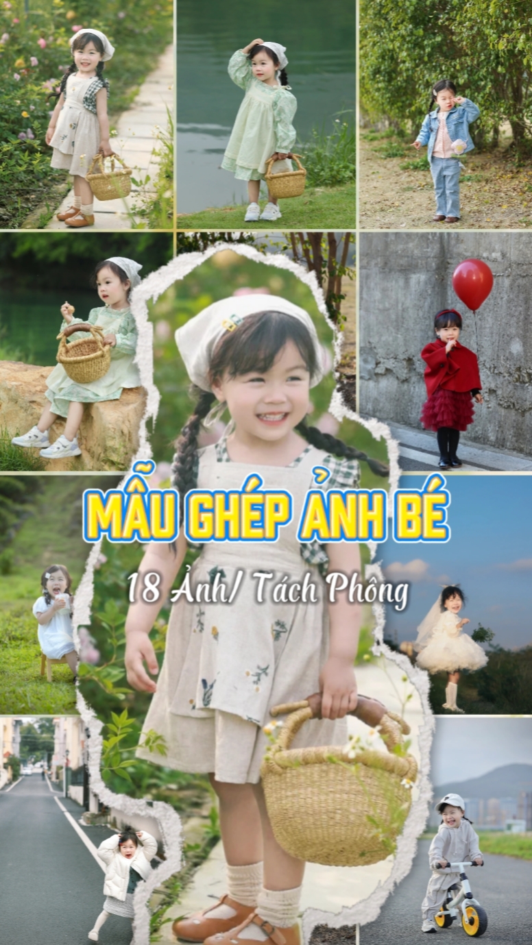 Mẫu tách phông cute
