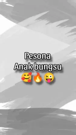 pesona anak bungsu