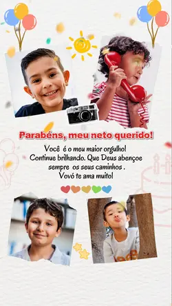 Aniversário Meu Neto