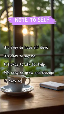 note to self