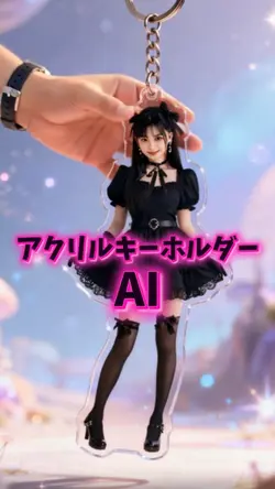 アクリルキーホルダーAI/素材1