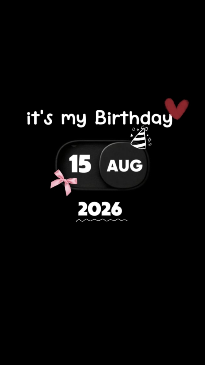 BIRTHDAY 15 AUGUST 