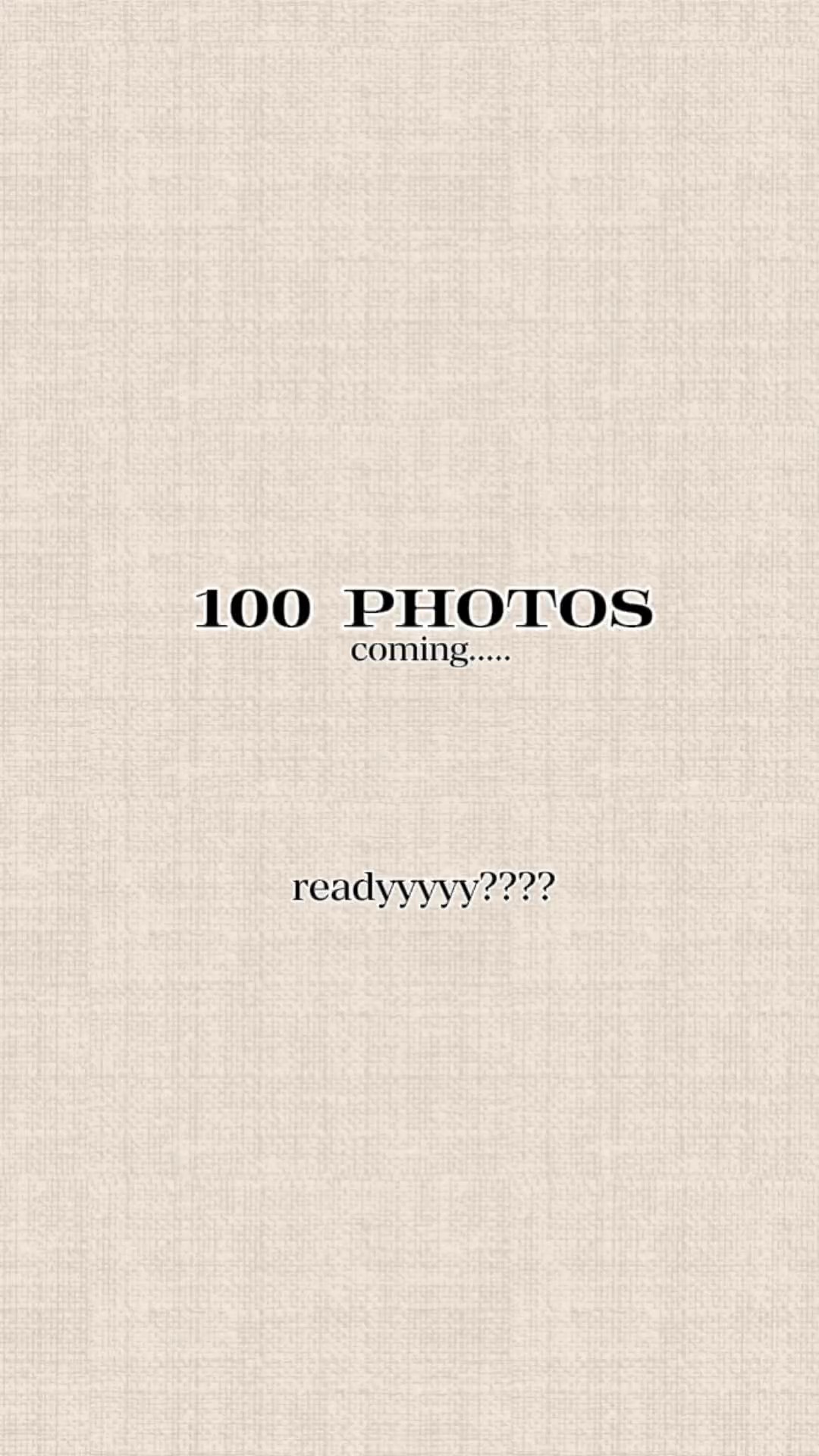 100 photos u