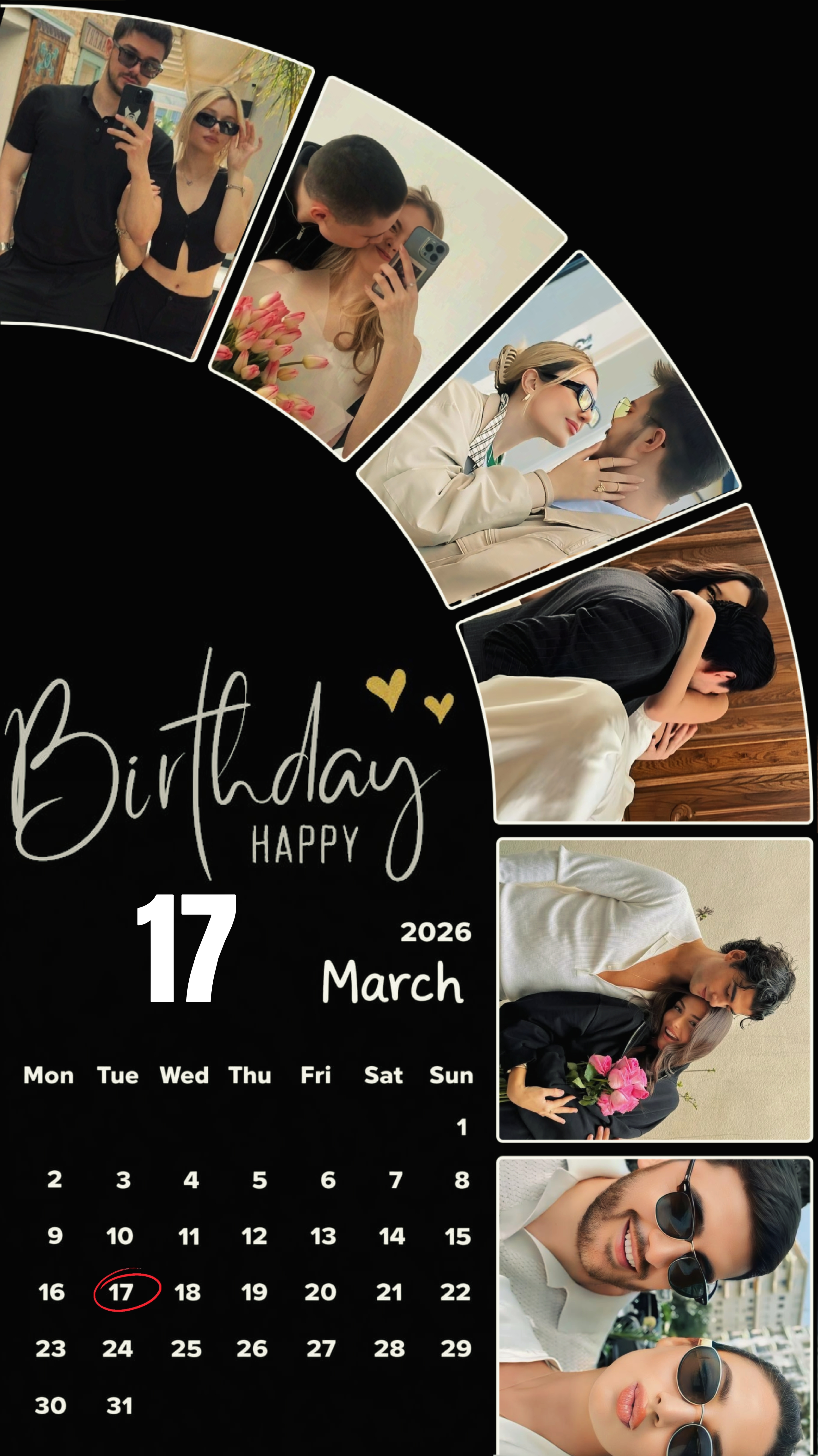HBD LOVE 17 MARS 