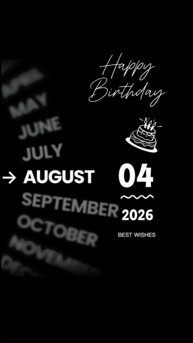 Aniversário 4 de agosto 