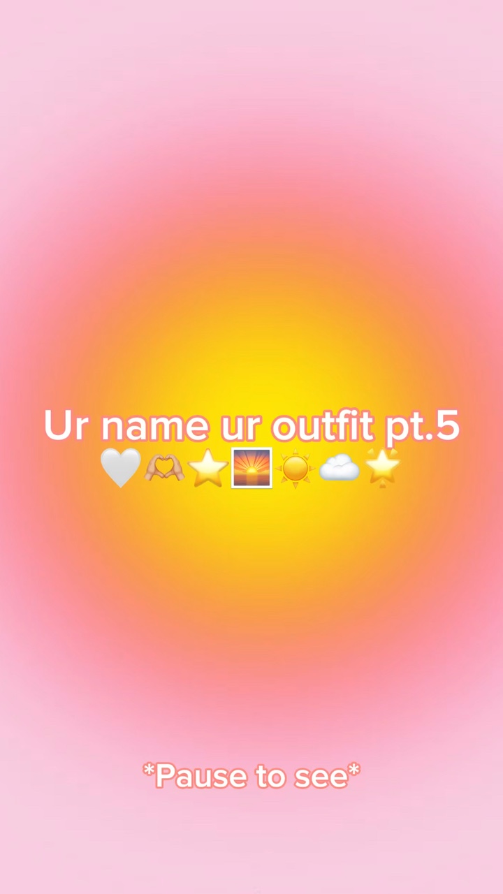 Ur name ur fit🤍