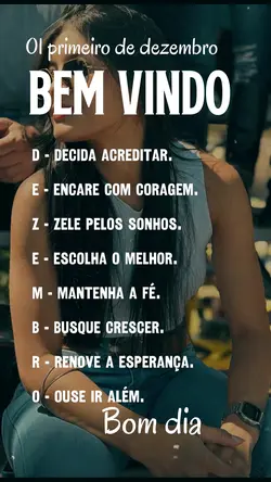 bem vindo Dezembro 