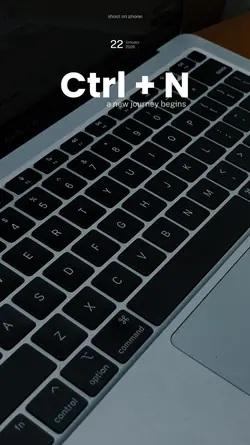 Ctrl + N