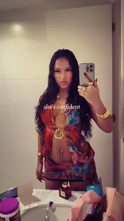 she’s confident 