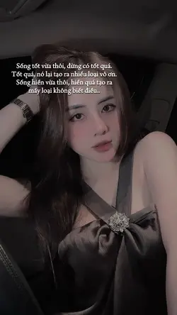 Sống tốt vừa thôi
