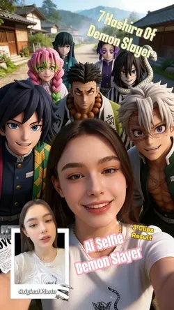 Demon Slayer Selfie