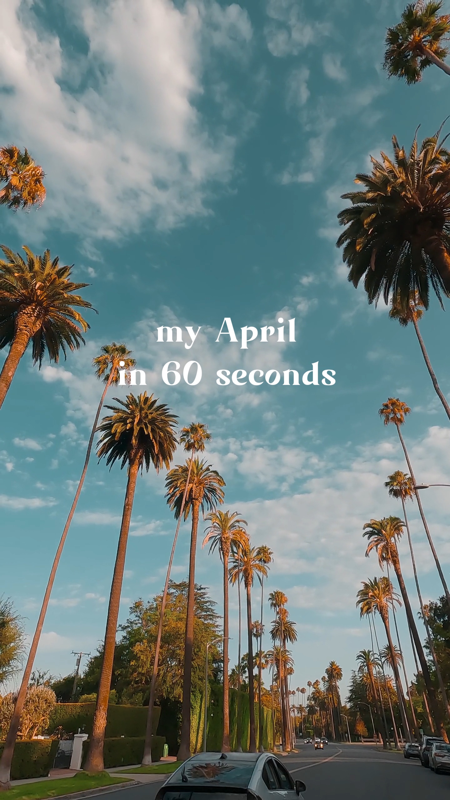 Meu abril em 60 segundos