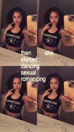 she started dancing