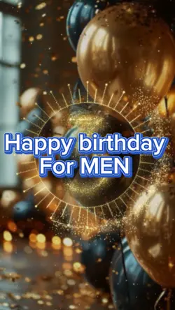 Happy birthday men 