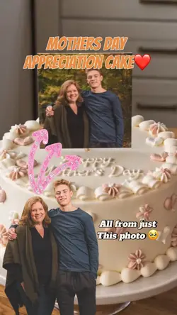 Mom day cake 🎂 🤍