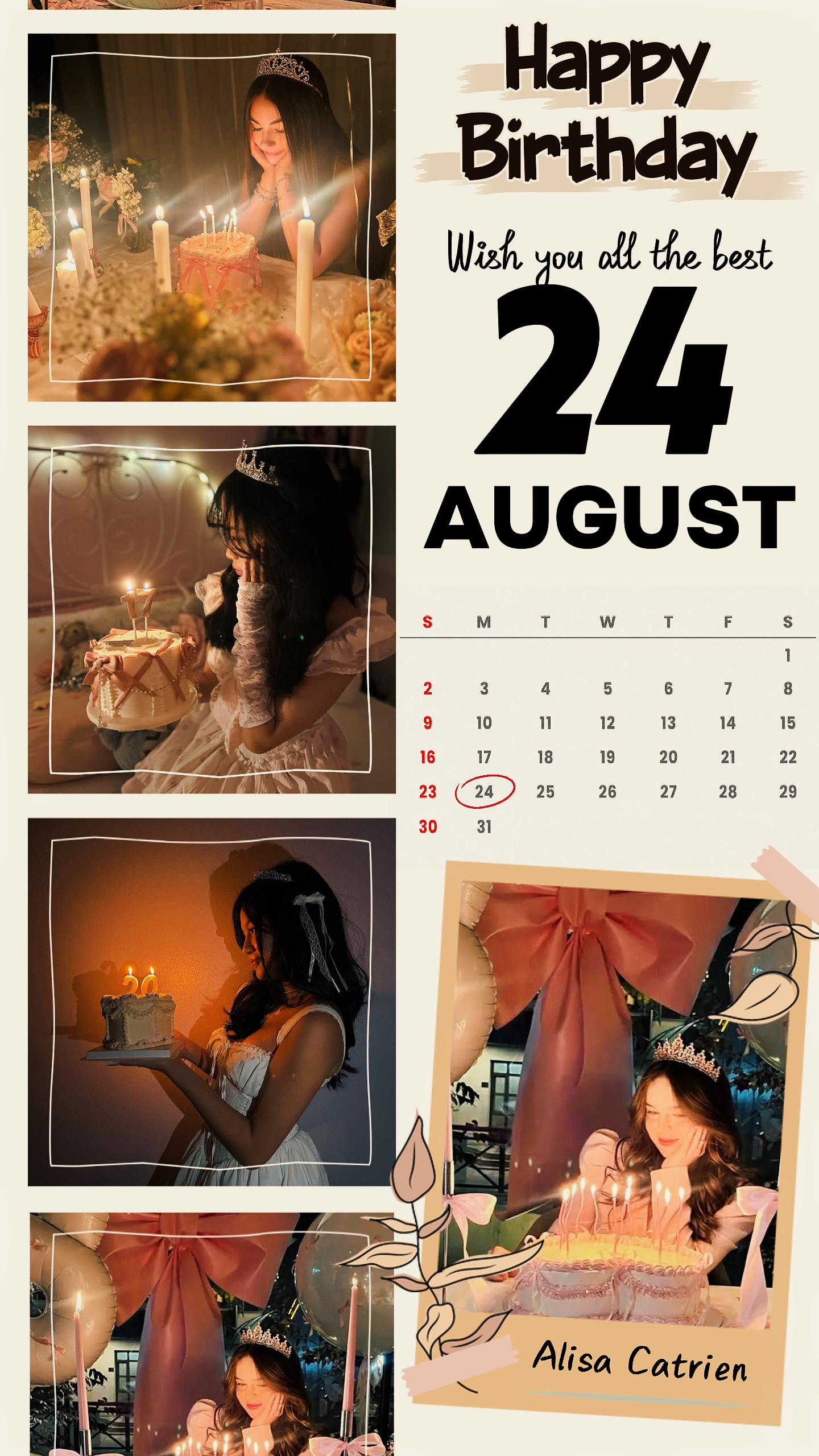 HBD 24 AUGUST 2026