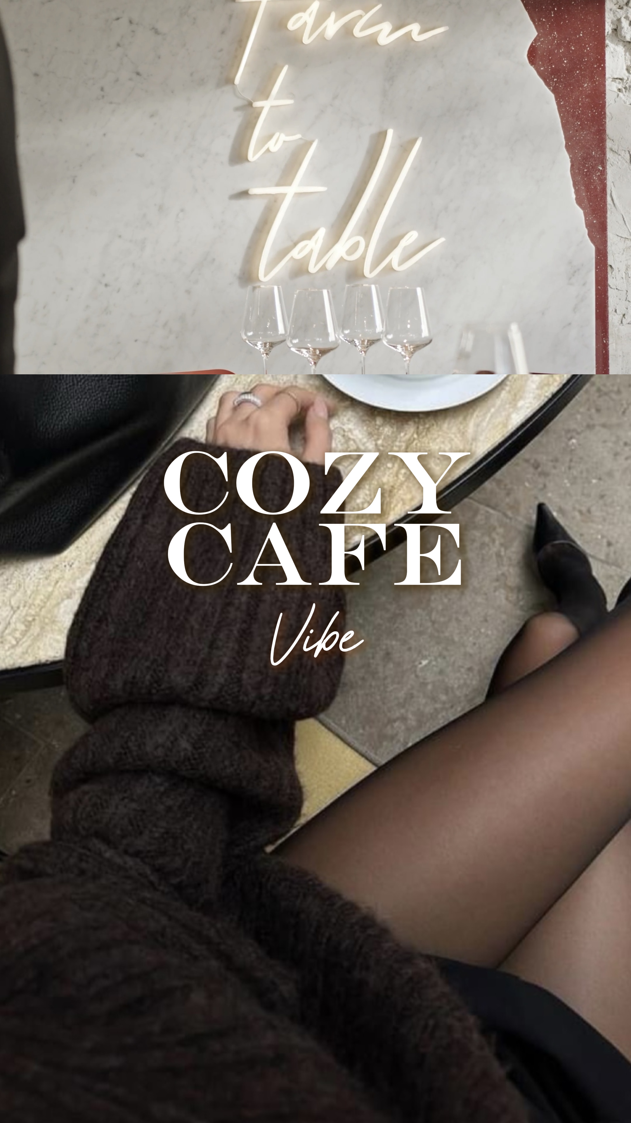 Cozy cafe vibes