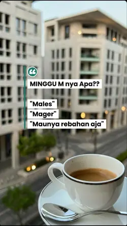 Minggu M nya apa