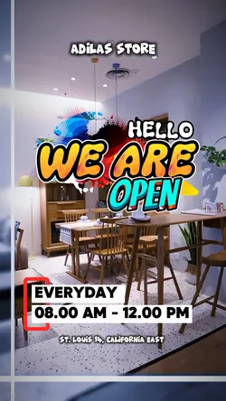 WE ARE OPEN 