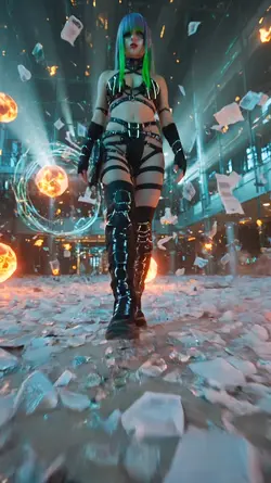 cyberpunk theme