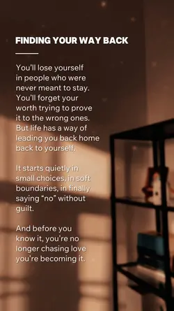 FINDNG YOUR WAY BACK