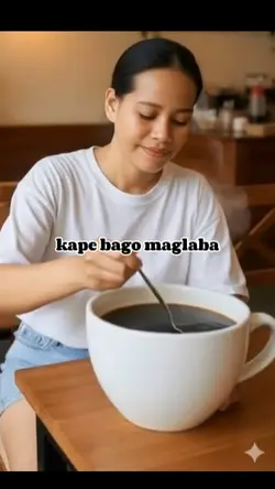 kape bago maglaba 