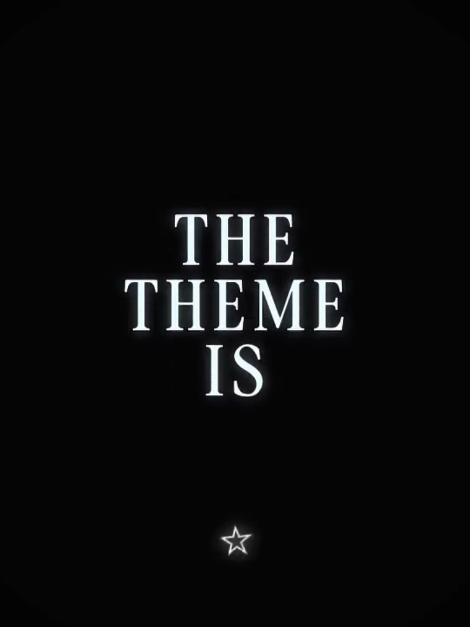 Le thème est noir