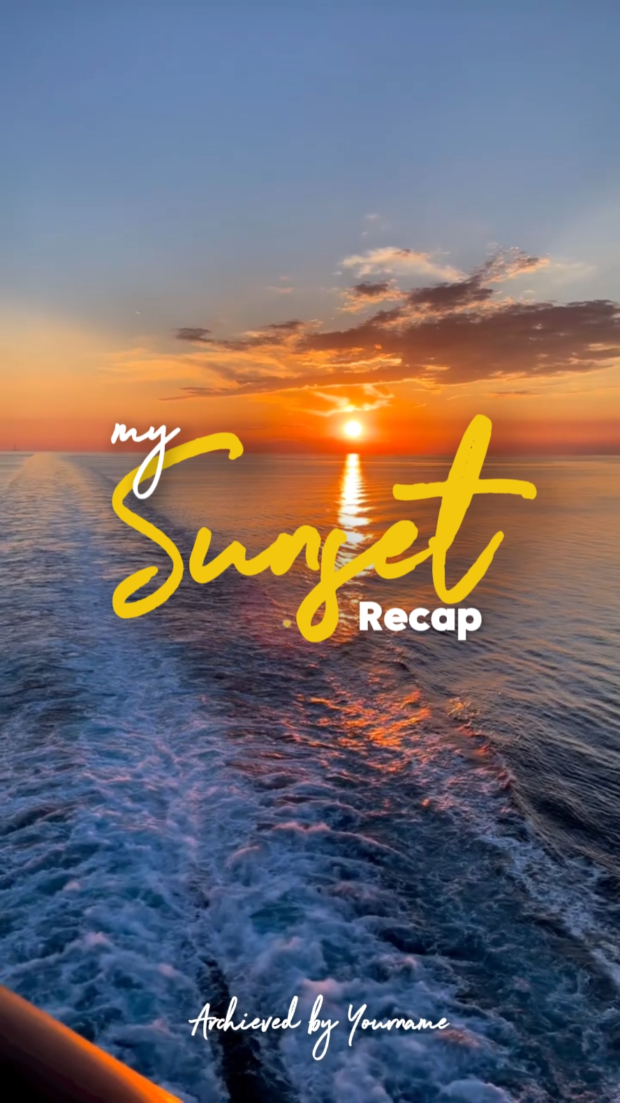 Sunset Recap