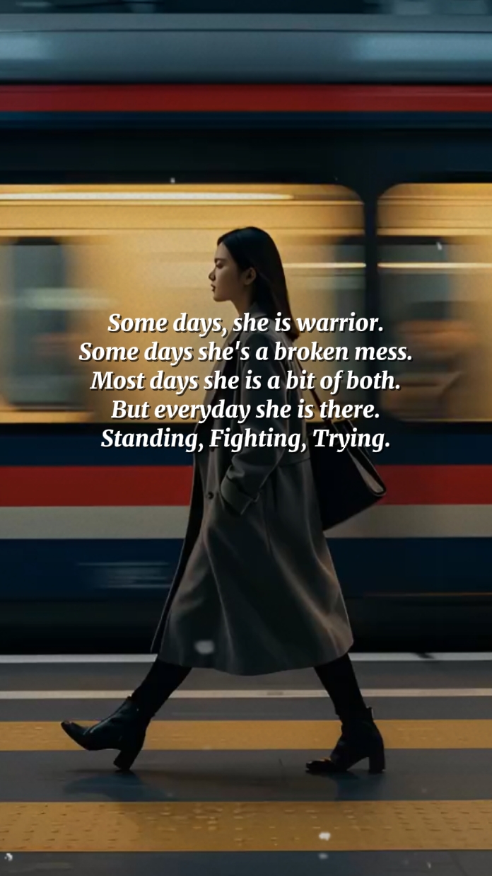 She is a warrior
