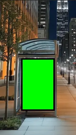 billboard Green scre