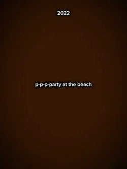 party at the beach