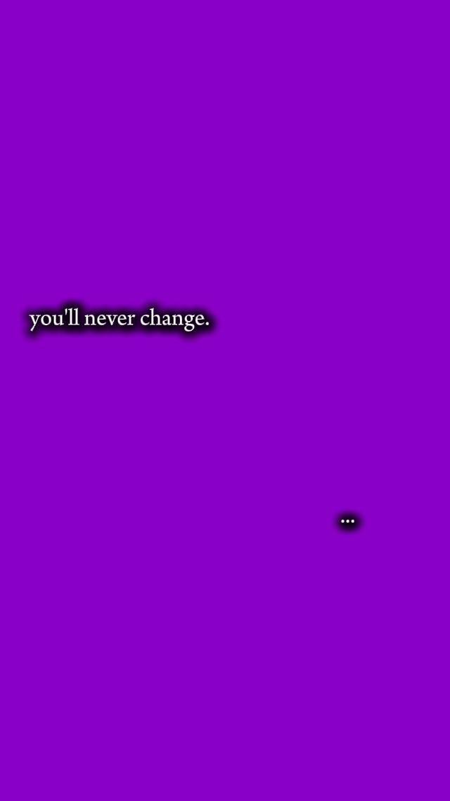 ne change jamais