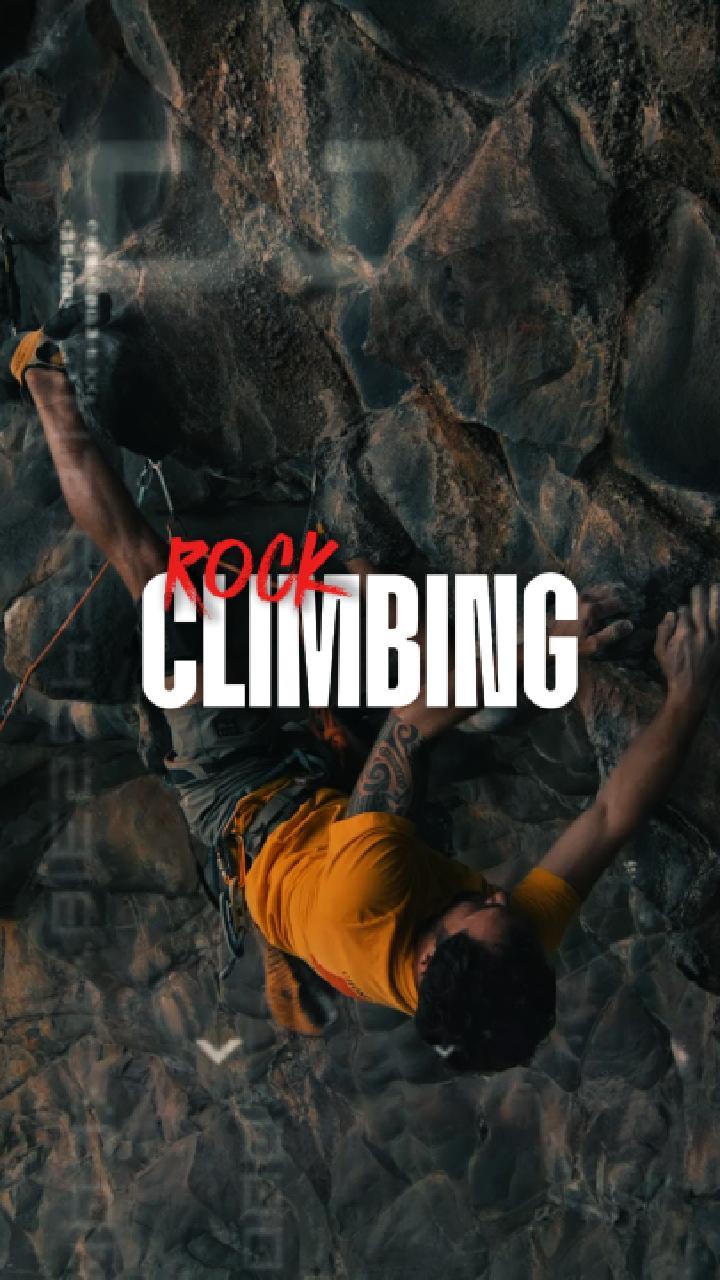 Rock climbing