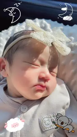 bayi tidur cute