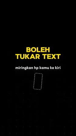 TEXT BERGERAK