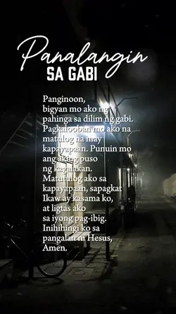 Panalangin sa Gabi