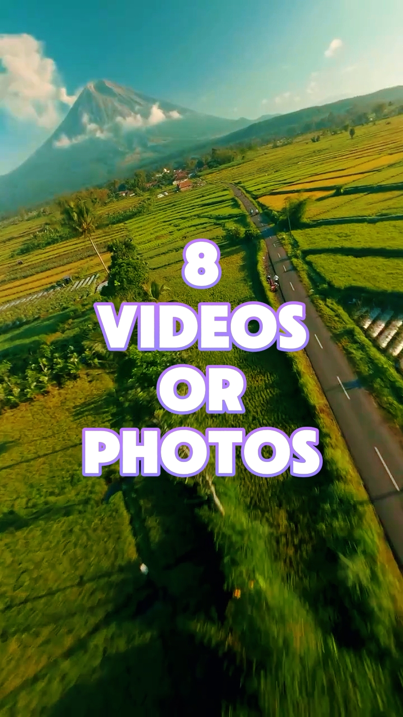 8 vídeo ou foto
