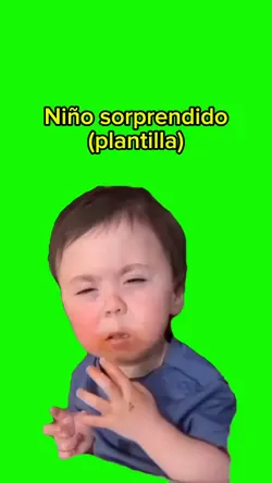 Niño sorprendido