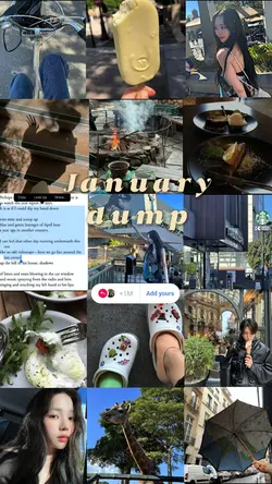 January collage