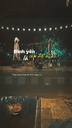 cafe một mình