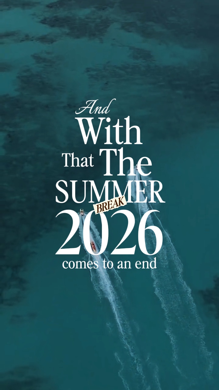 And with that summer
