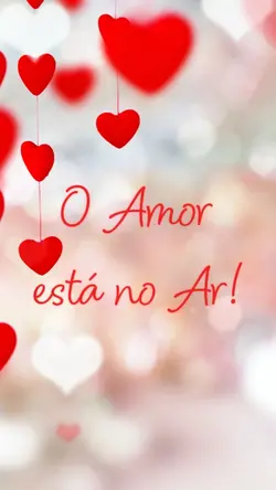 O amor está no ar