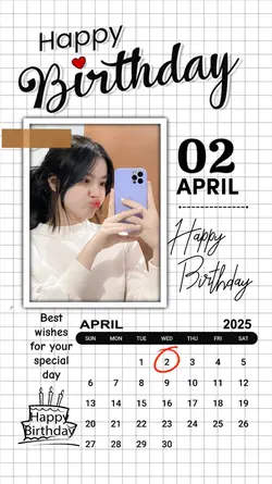 2 APRIL HBD 2025